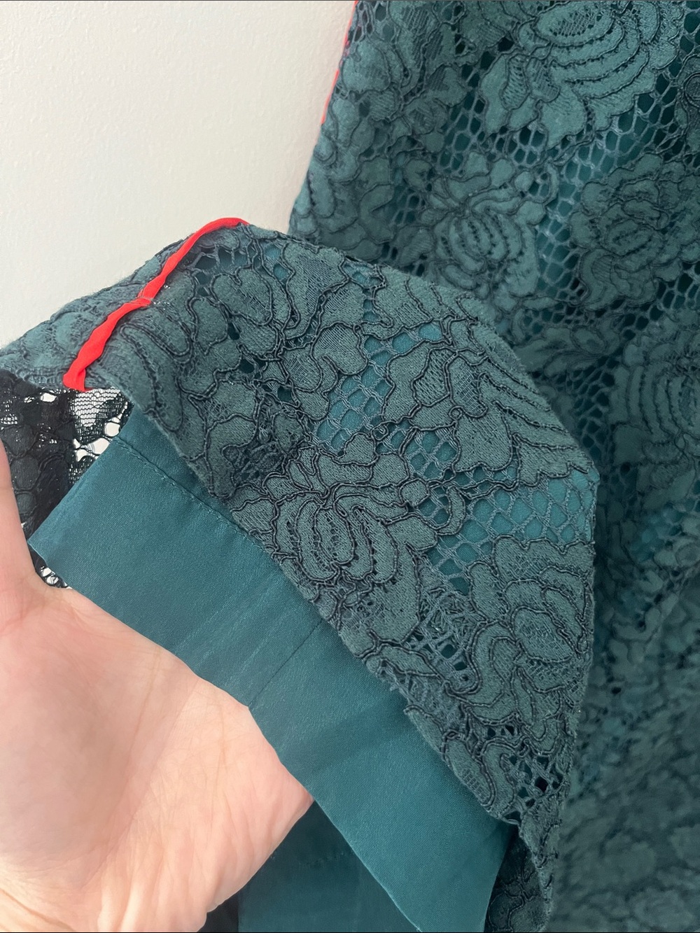 Twik High Rise Lace Wide-Leg Pants - Picture 3 of 5